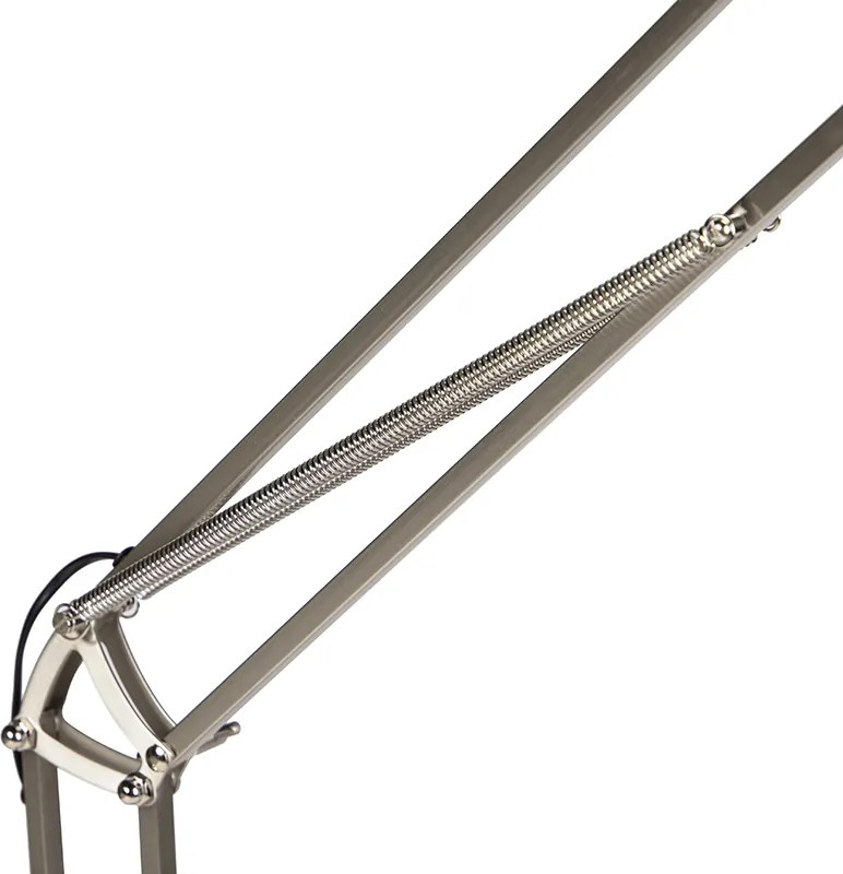 Designerska lampa podłogowa stalowa - Hobby