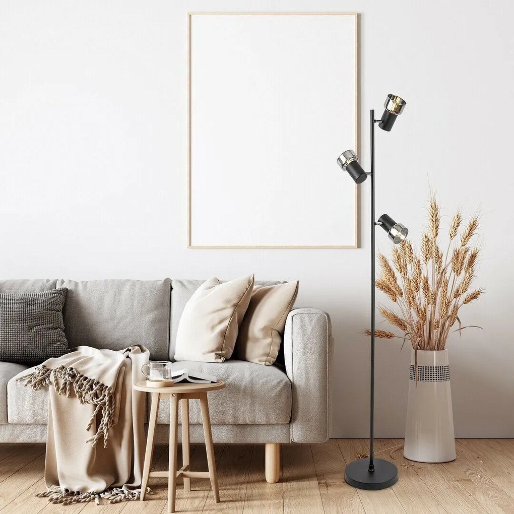 Rabalux 74279 lampa podłogowa Hatice, 3x E14, max 15 W, IP20
