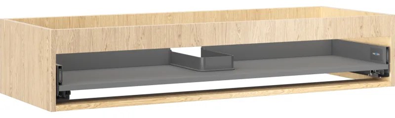 Mexen Box-A korpus szafki podumywalkowej 120 cm, 1 szuflada, dąb - 91AX0-1200-235-1-81