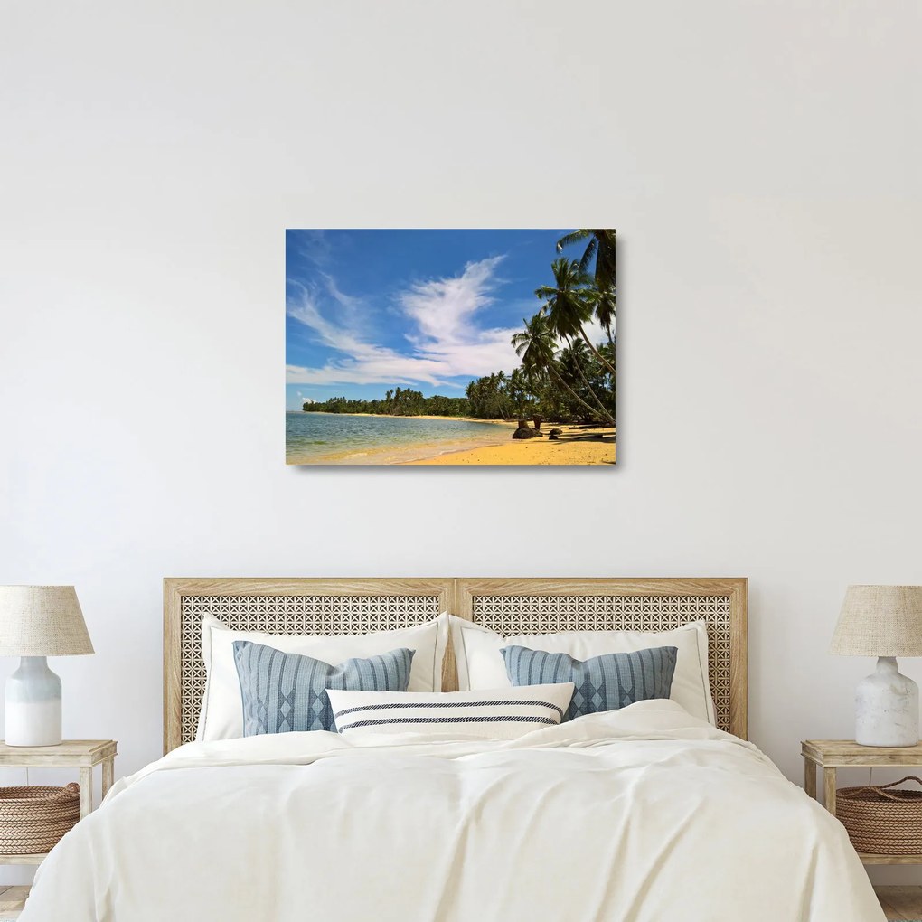 Obraz na szkle - plaża (70x50 cm)
