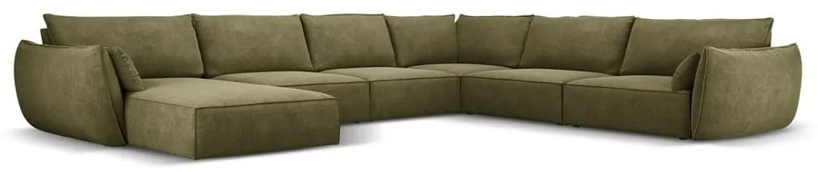 Zielony narożnik (prawostronny) Vanda – Mazzini Sofas