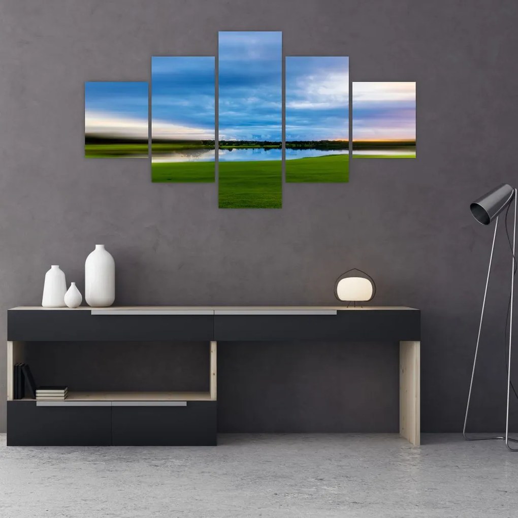 Obraz łąki (125x70 cm)