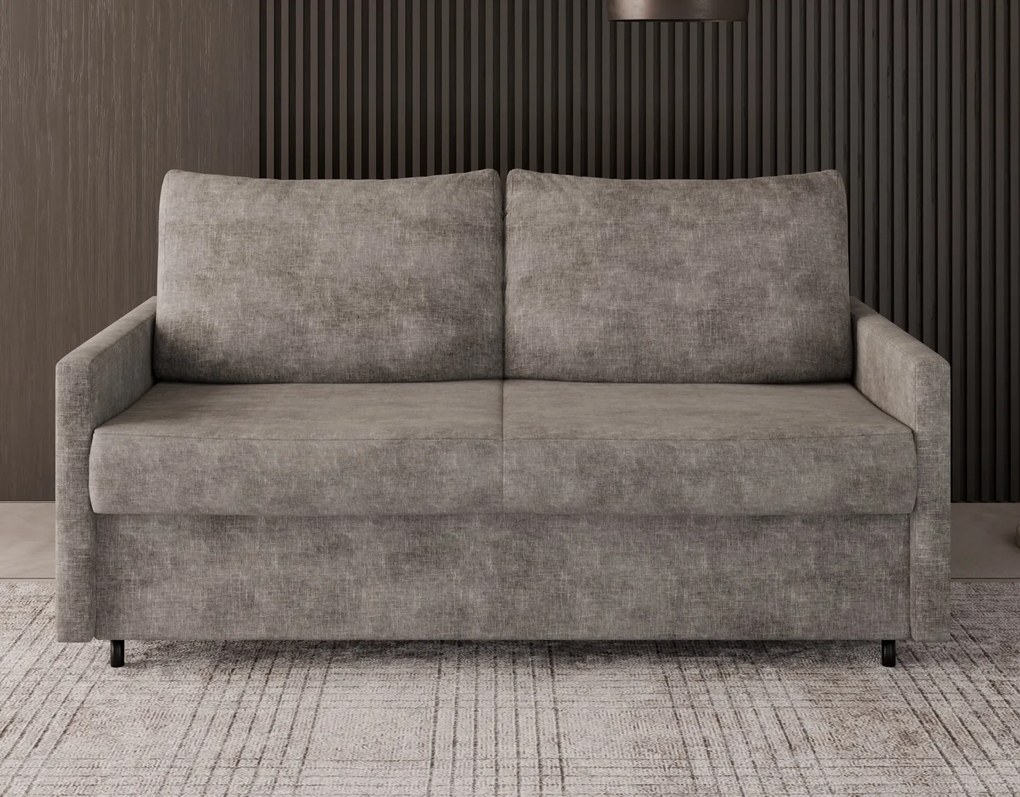 Sofa z funkcją spania Carmen, z materacem i stelażem włoskim