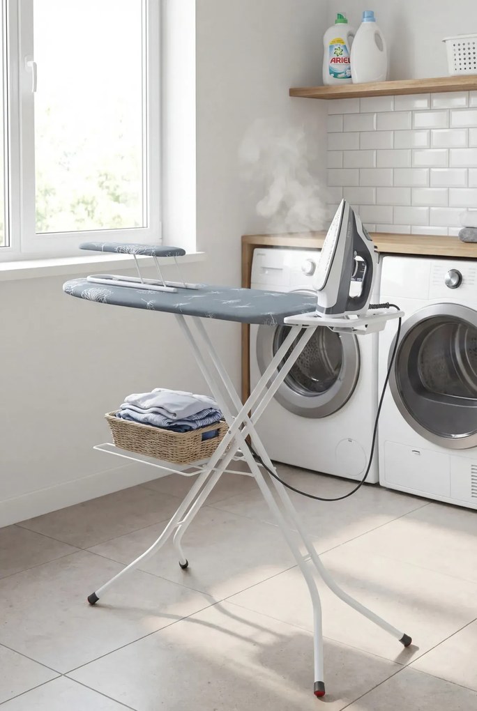 Szara deska do prasowania z gniazdkiem C9-P30