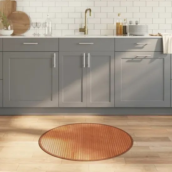 Elegancki brązowy dywan bambusowy 80 cm W3-D01