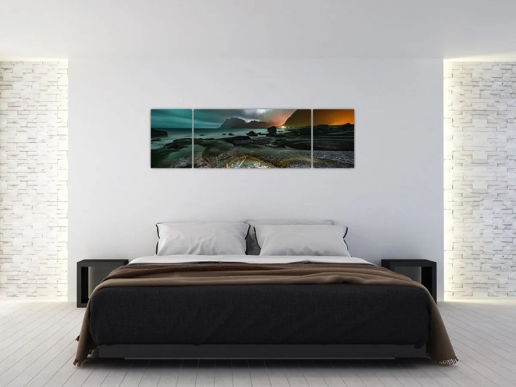 Obraz - Scena nocna (170x50 cm)