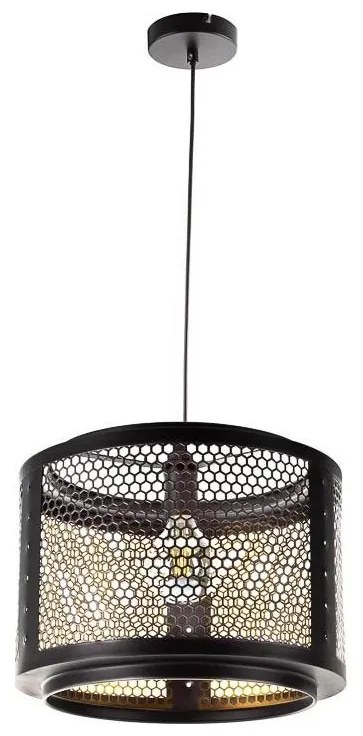 Żyrandol na lince VITO 1xE27/40W/230V czarny