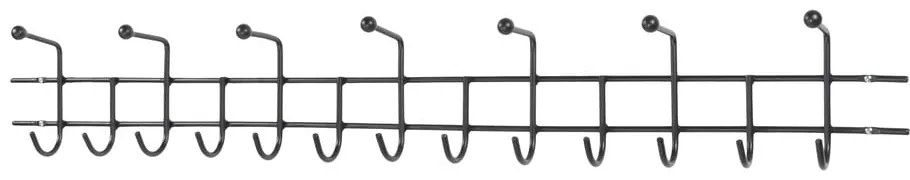 Czarny metalowy wieszak ścienny 119 cm Barato – Spinder Design