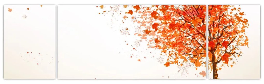 Obraz - Drzewo na wietrze (170x50 cm)