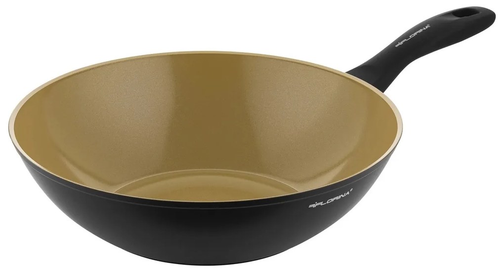 Florina Hliníková Patelnia WOK AmVegan by MateuszGessler, 28 cm