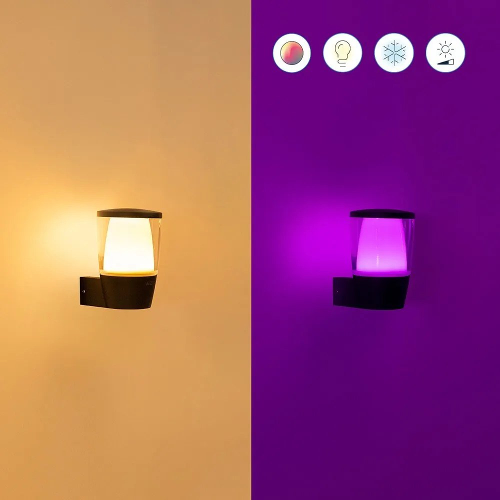 Inteligentna lampa zewnętrzna LED 8 W Elpas – WiZ