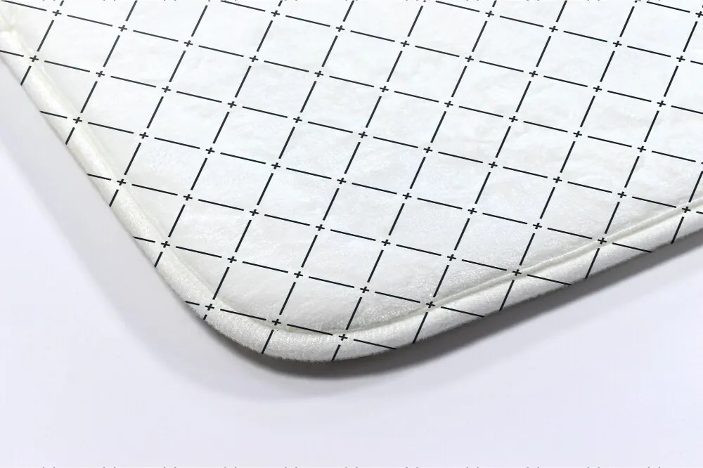 Dywanik łazienkowy antypoślizgowy Dywanik łazienkowy antypoślizgowy Wzór geometryczny