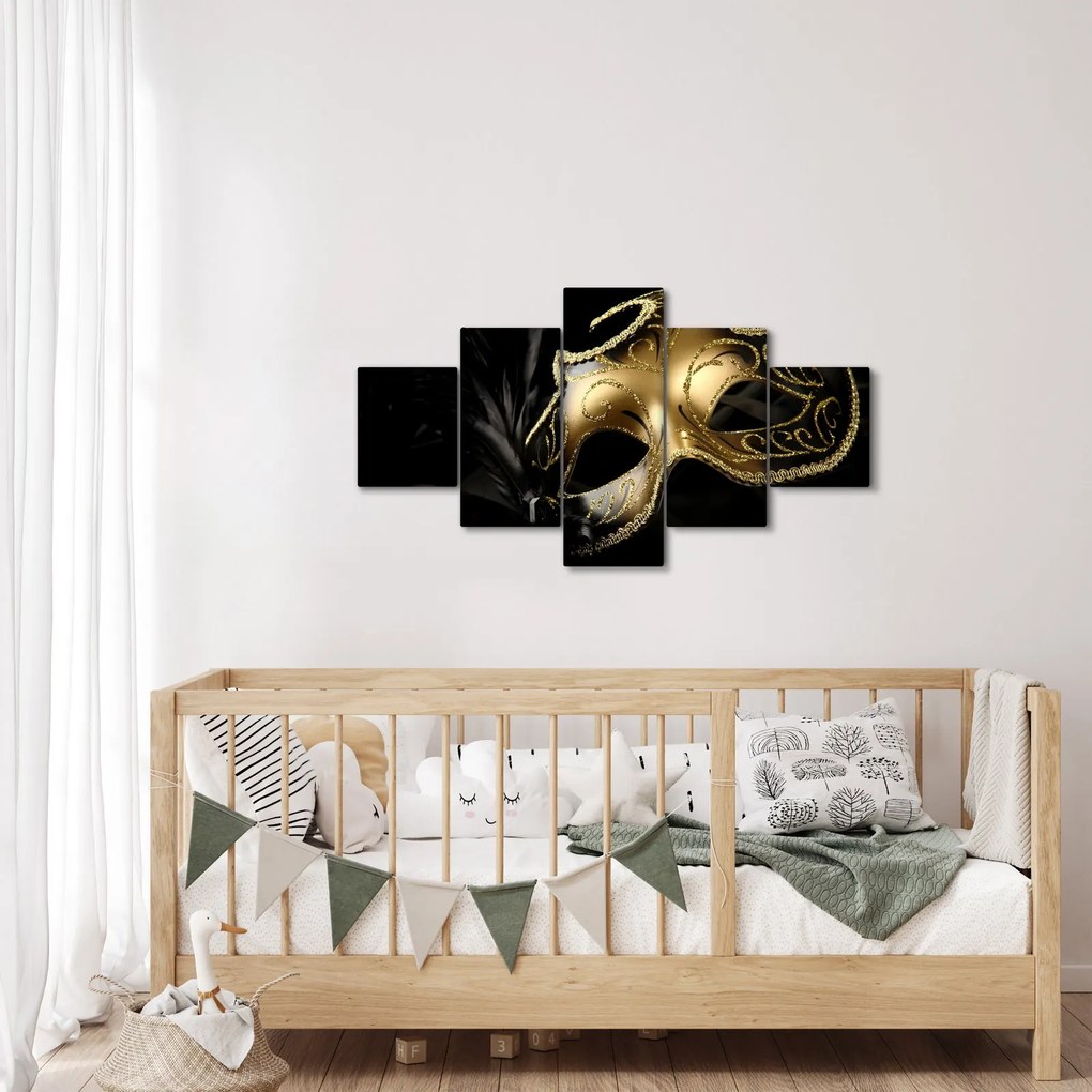 Obraz - Złoty drapak (125x70 cm)