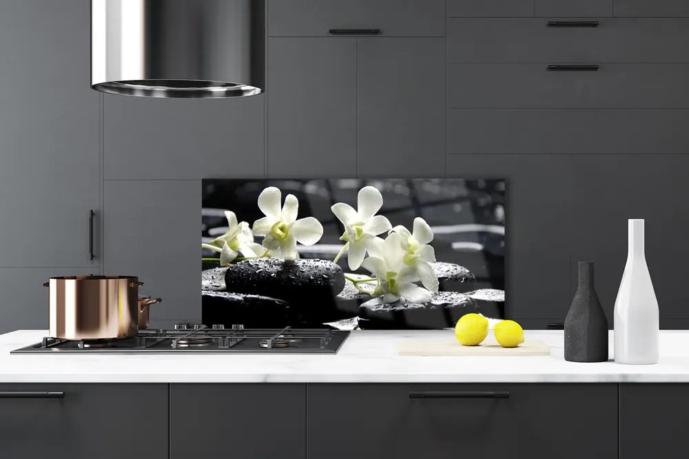 Panel nad blat kuchenny Storczyk Na Gładkich Kamieniach