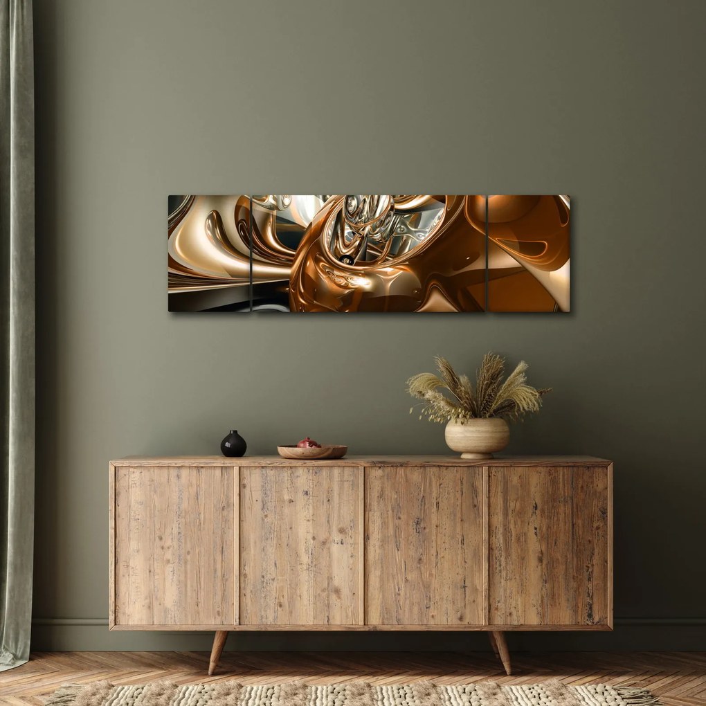 Obraz abstrakcji (170x50 cm)