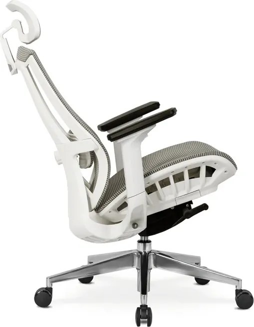 Fotel Biurowy Ergonomiczny Obrotowy SKY Beżowy Nowoczesny