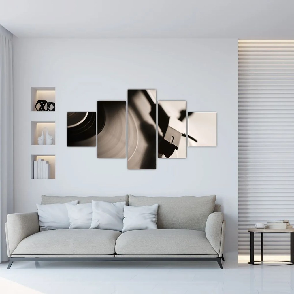 Obraz - Płyta gramofonowa (125x70 cm)