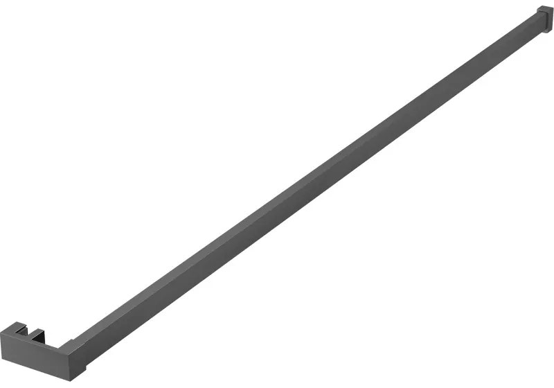 Mexen reling na ręczniki do ścianki prysznicowej, gun metal - 800-06-95