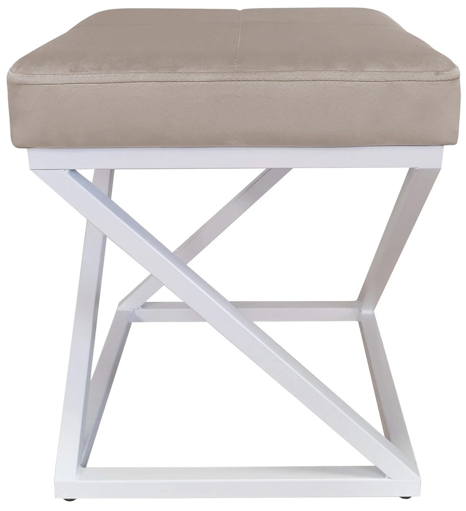 Pufa ZOA LOFT podstawa biała MG09