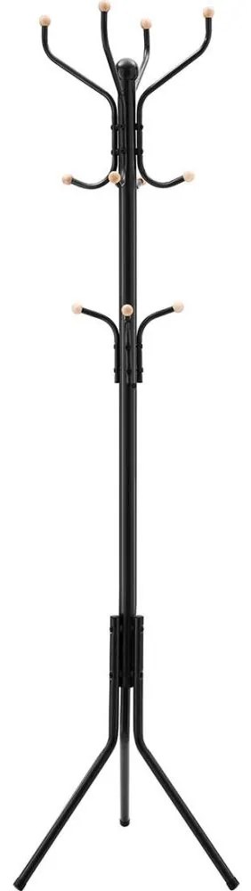 Wieszak stojący LINEA czarny