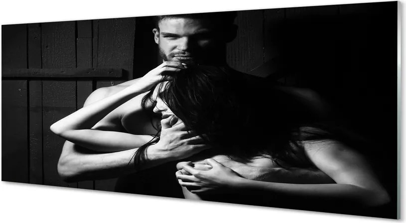 Panel szklany do Kuchni Romantyczna Para