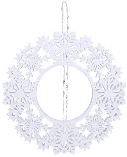 Solight 1V297 - LED dekoracja świąteczna, wieniec, 10xLED/2xAA, ciepłe białe światło