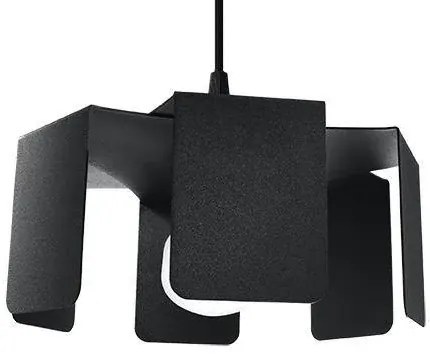 Lampa wisząca TULIP czarna SOLLUX  LIGHTING