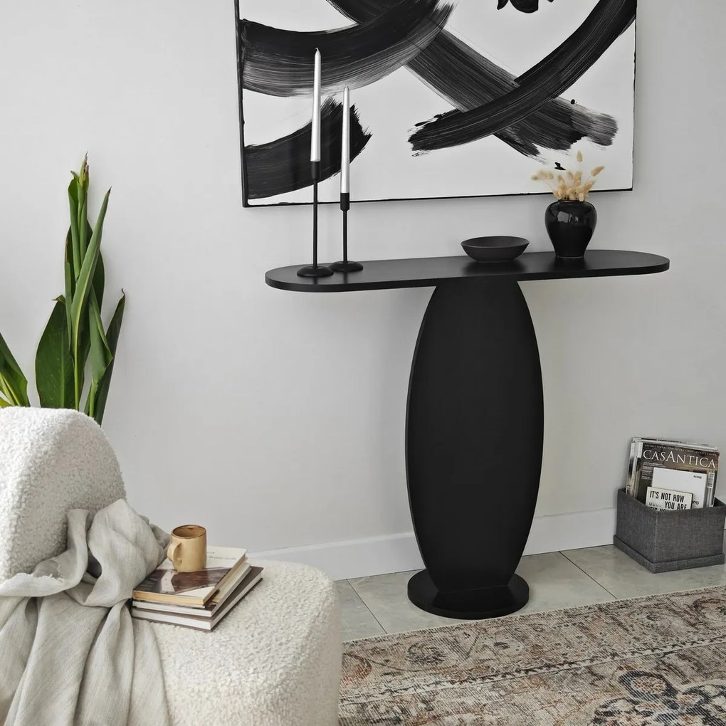 Stolik pomocniczy Ellittica Anthracite