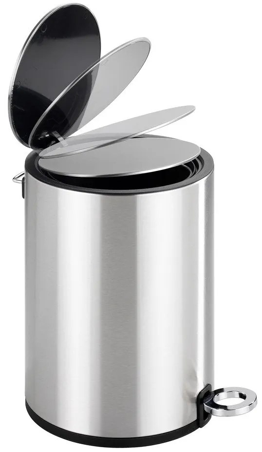 Łazienkowy kosz na śmieci, stal nierdzewna z połyskiem, 3 l, WENKO
