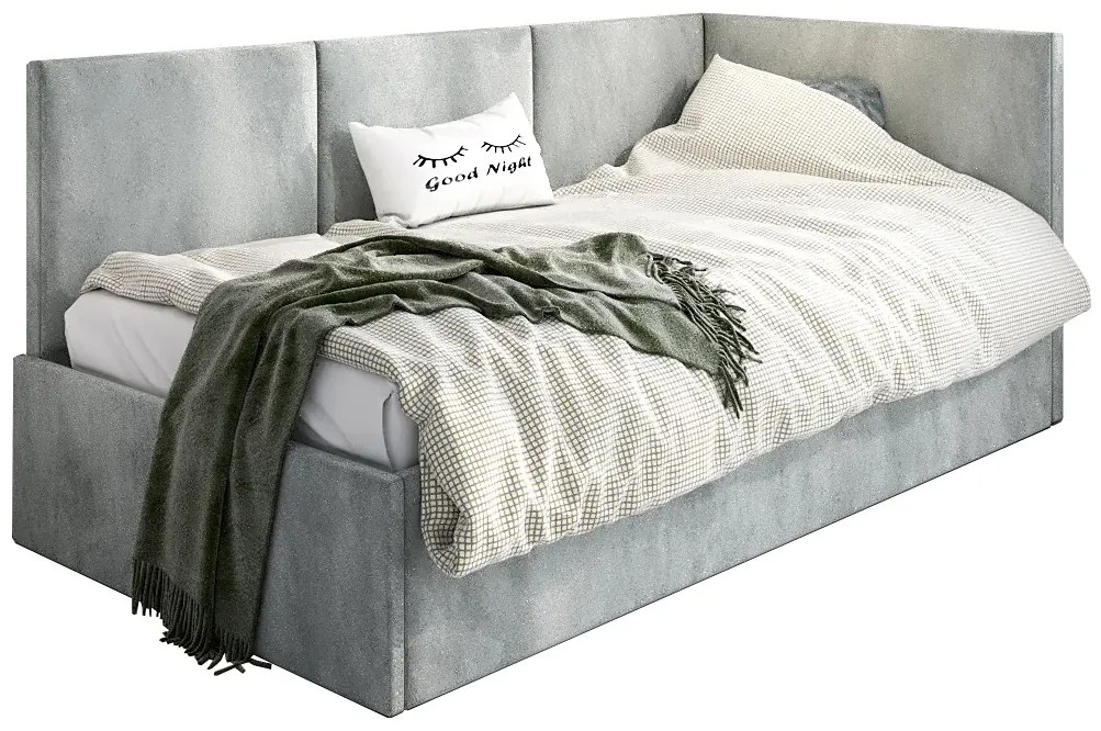 Popielaty Tapczan Typu L K5-L48