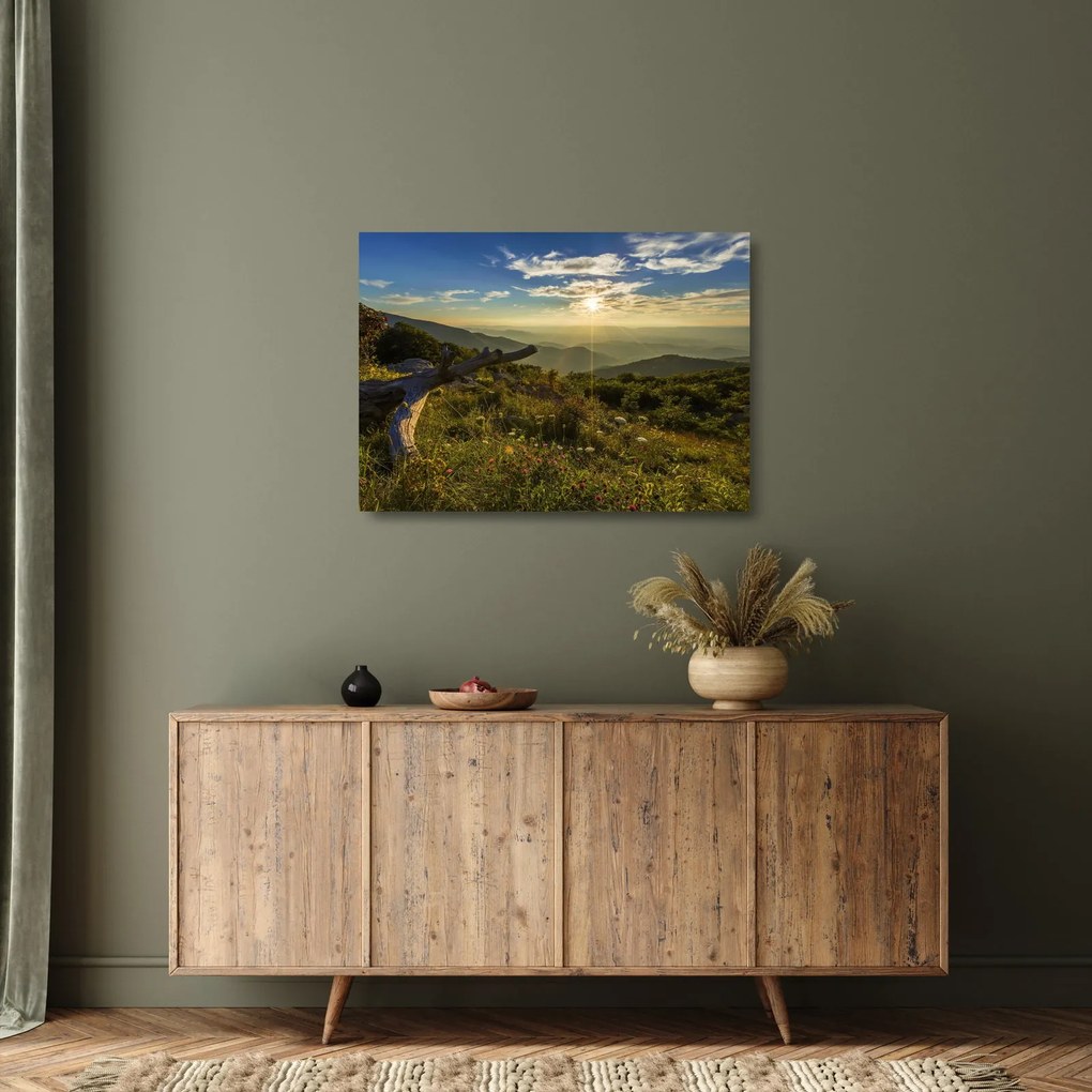 Obraz na szkle - Widok na otoczenie (70x50 cm)