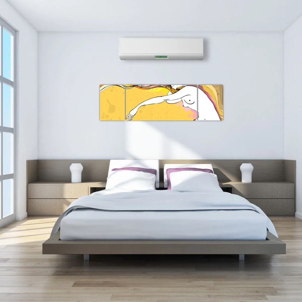 Obraz - Dziewczyna (170x50 cm)