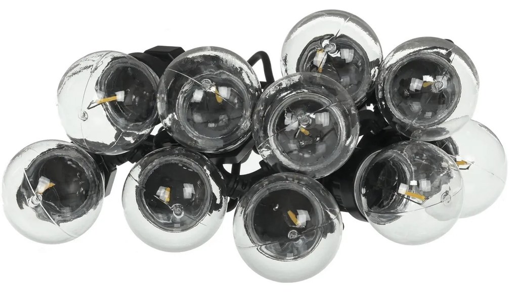 Retlux RGL 115 Łańcuch imprezowy z żarówkami, 10x LED żółty, 5+3 m