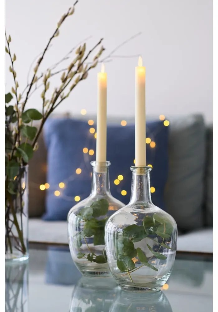 Świeczki LED zestaw 2 szt. na baterie (wysokość 25 cm) Sara Crown – Sirius