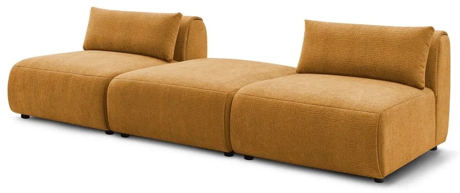 Musztardowa sofa 283 cm Jeanne – Bobochic Paris