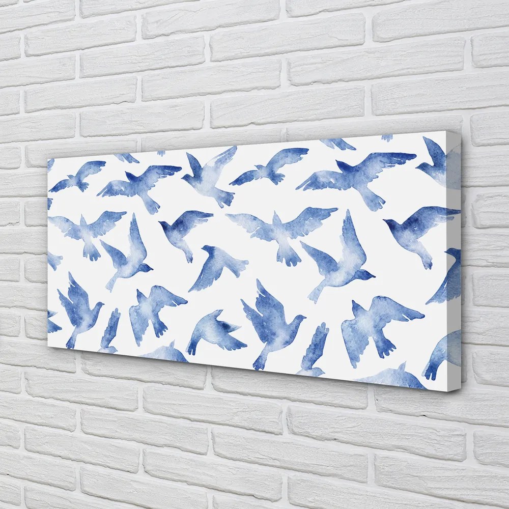 Obraz canvas na ścianę Ptaki w Stylu Malarskim