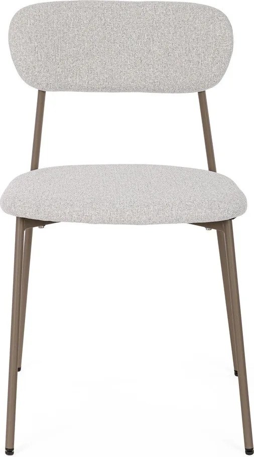 Jasnobrązowe tapicerowane krzesło Inka – Yes Everyday