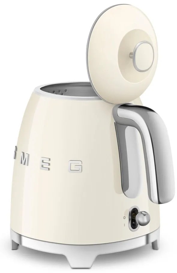 Kremowy czajnik elektryczny ze stali nierdzewnej 800 ml Retro Style – SMEG