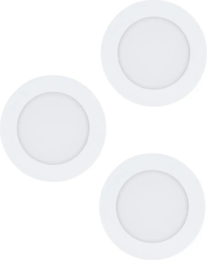 Eglo 98631 - Zestaw 3x opraw wpuszczanych LED FUEVA LED/5W/230V