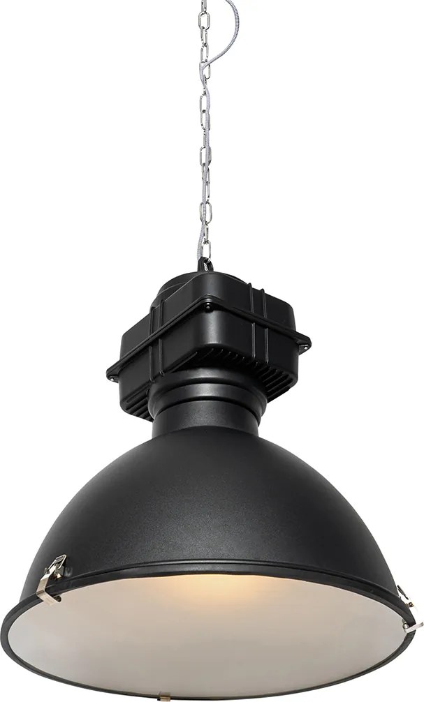 Industrialna lampa wisząca czarna 53,5 cm - Sicko