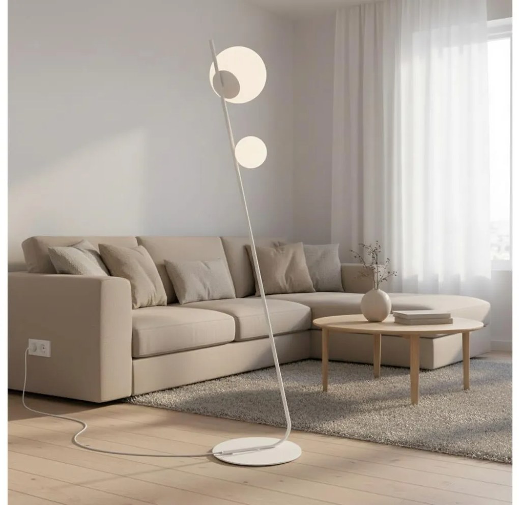 Lampa stojąca TATU 2xG9/8W/230V biała