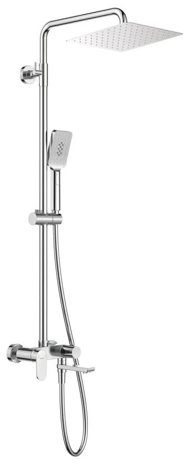 Deante NAC_01AM - Zestaw prysznicowy z baterią ALPINIA, chrom błyszczący