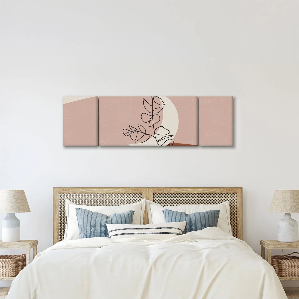 Obraz - Boho leaves N⁰2 (170x50 cm)