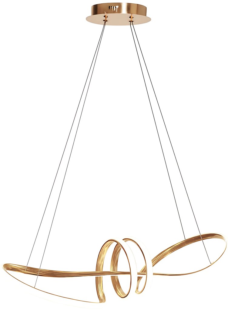 LAMPA WISZĄCA LED LHJ036-CP ZŁOTA