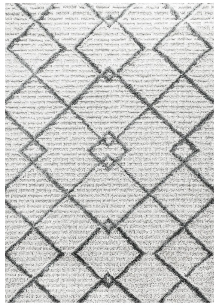 Dywan nowoczesny 3D La Casa ornament kremowy 140 cm x 200 cm