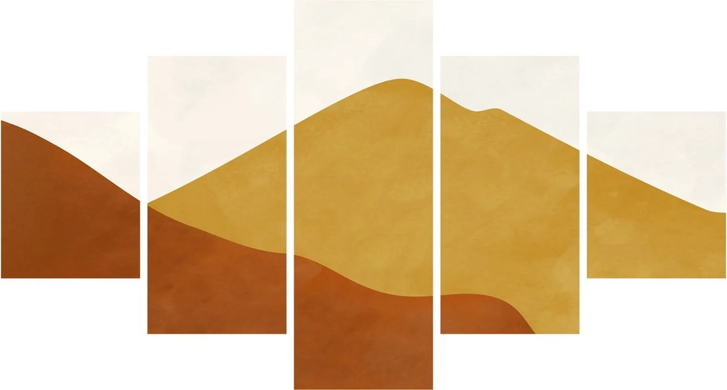 Obraz - Góry akwarelowe N⁰1 (125x70 cm)