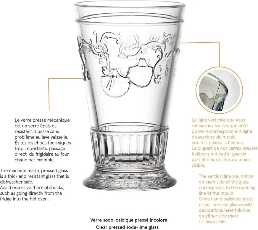 Szklanka La Rochère Versailles, 340 ml