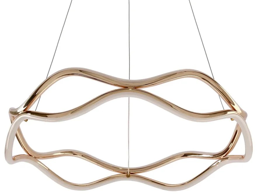 Lampa wisząca LED w kolorze mosiądzu ø 50 cm Vave – Candellux Lighting