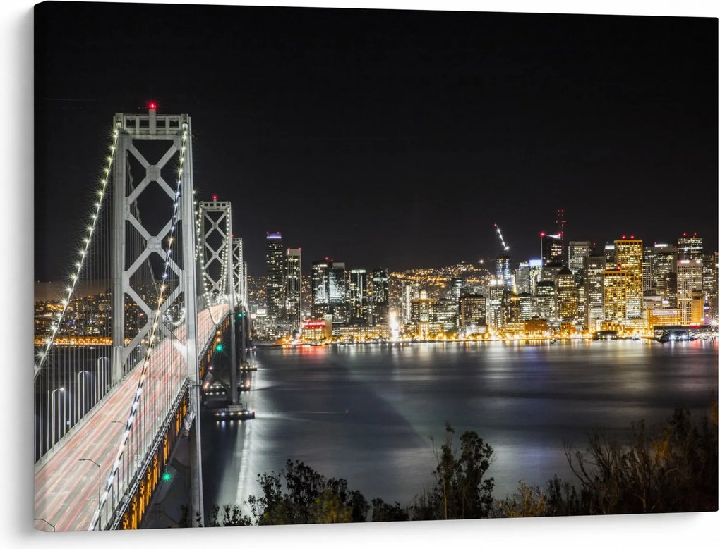 Obraz Brooklyn Bridges i Nowego Jorku (70x50 cm)