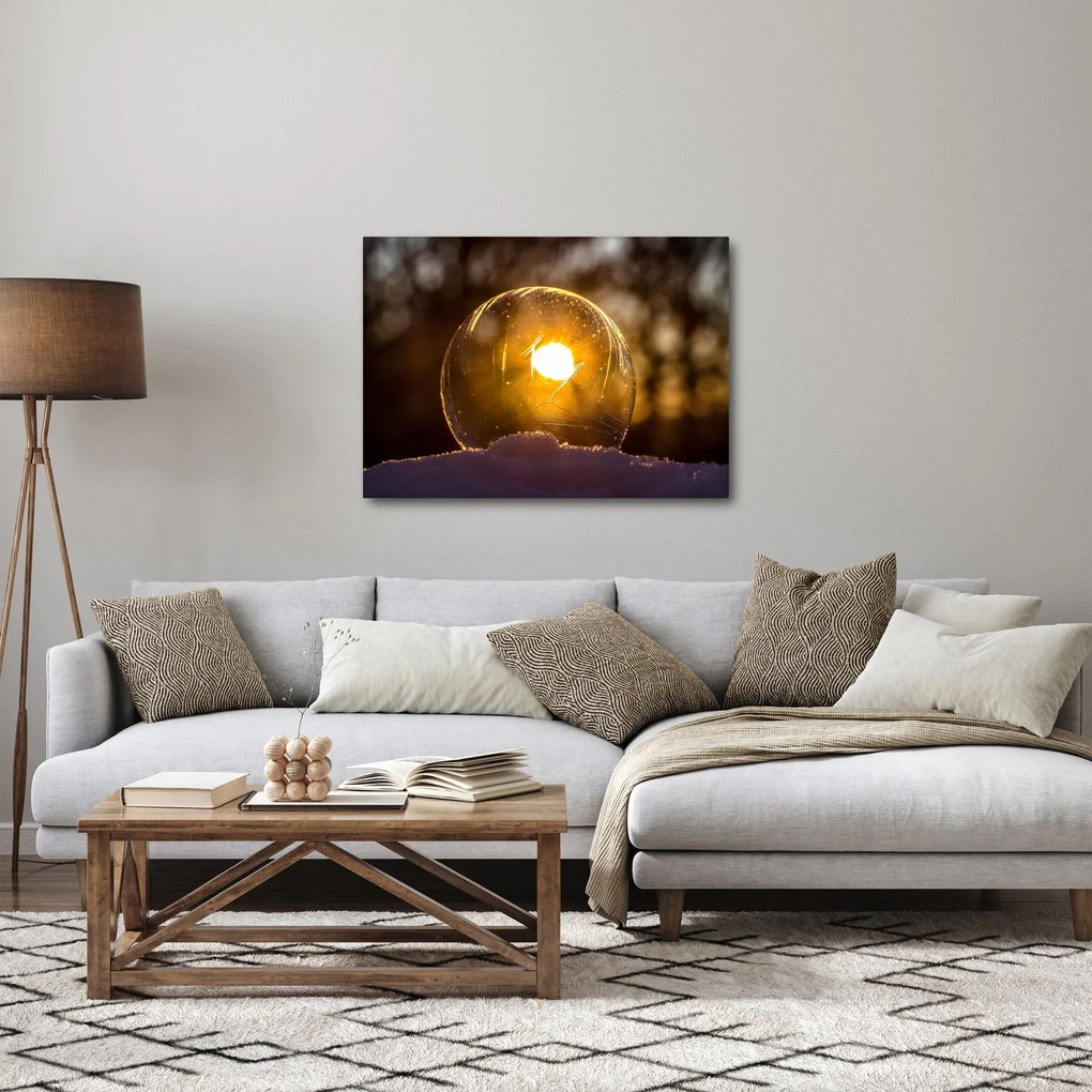 Obraz - Przezroczysta bańka (70x50 cm)